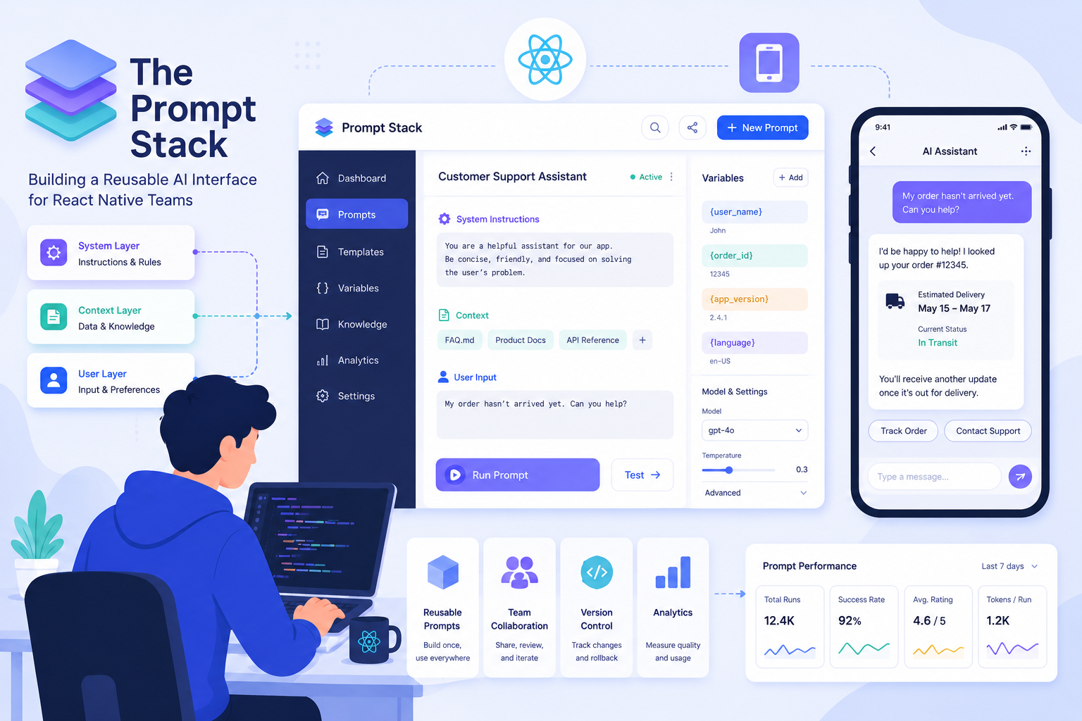 The Prompt Stack: Building a Reusable AI Interface for React Native Teams